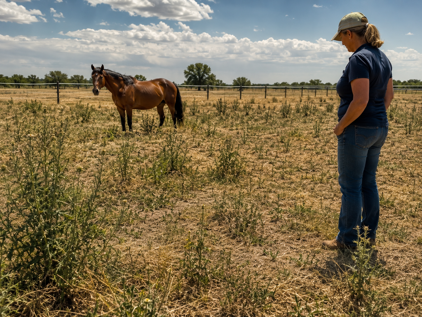 Jacinthe : reconnaissance de plante toxique au pré, observation du contexte de pâture et gestion des risques. Application mobile Equio pour identifier les plantes toxiques au cheval.