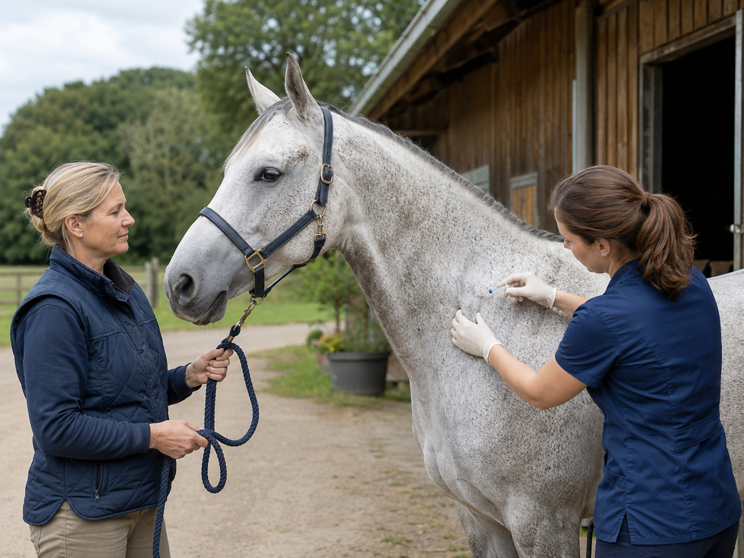 Insectes et dermite estivale récidivante : suivi santé du cheval, observation clinique, communication vétérinaire et gestion pathologique. Suivi santé et bien-être du cheval documenté avec Equio.